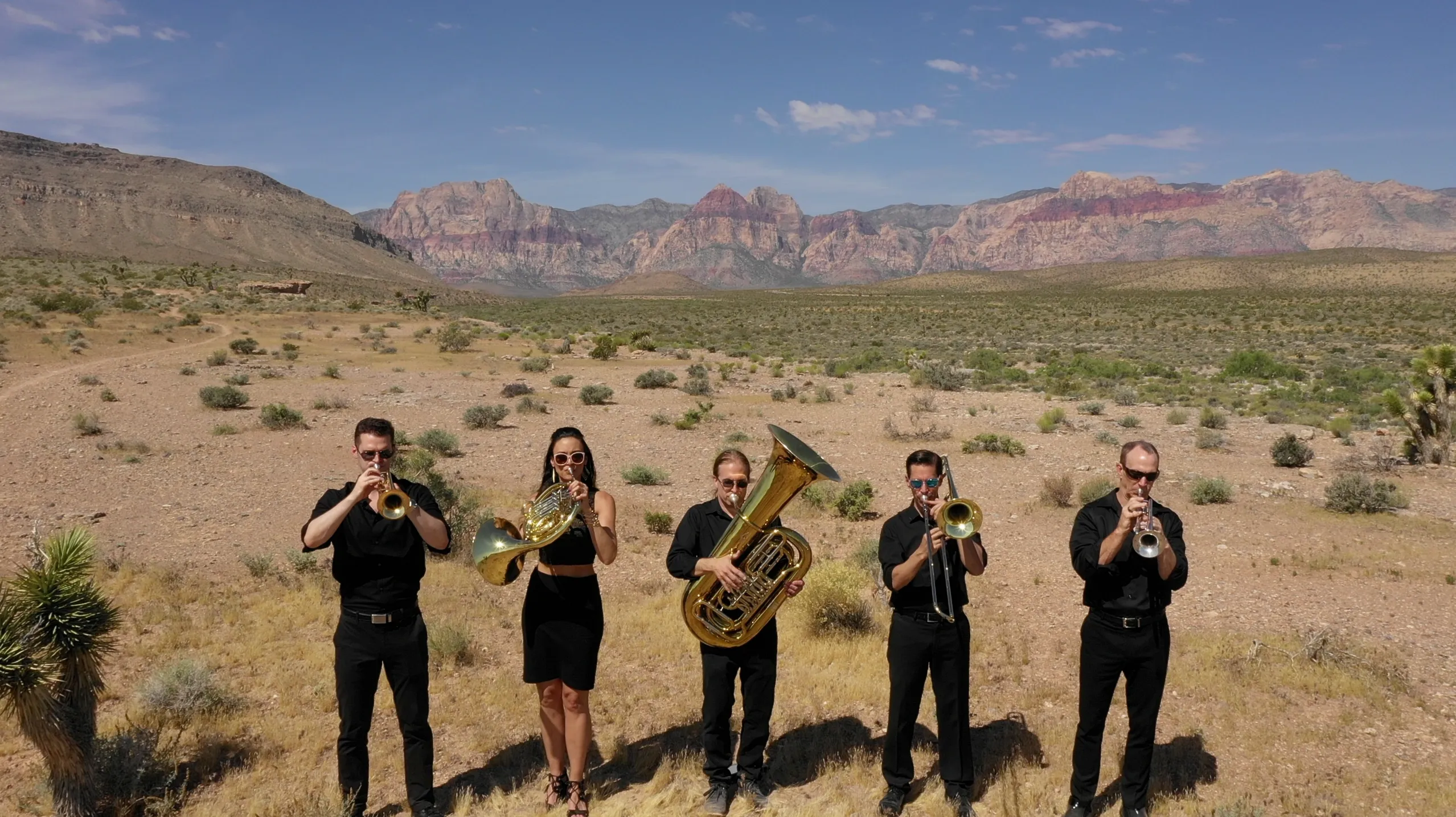 Red Rock Brass performing live