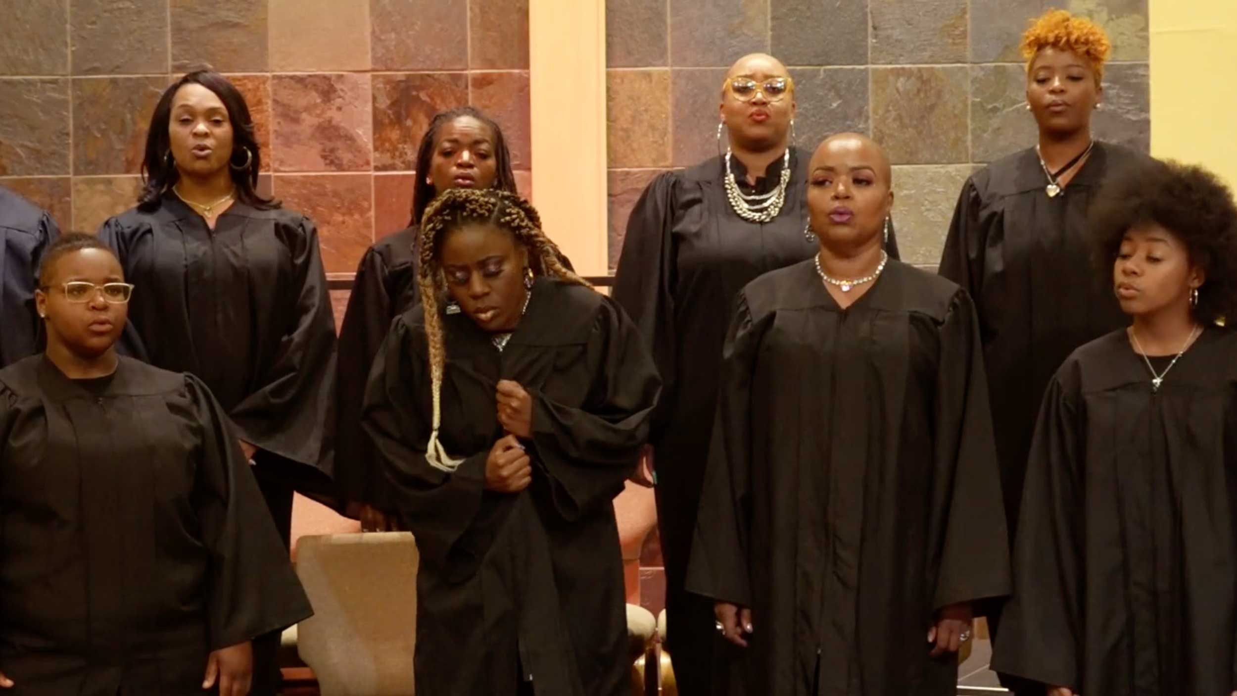 Gospel Choir performing live