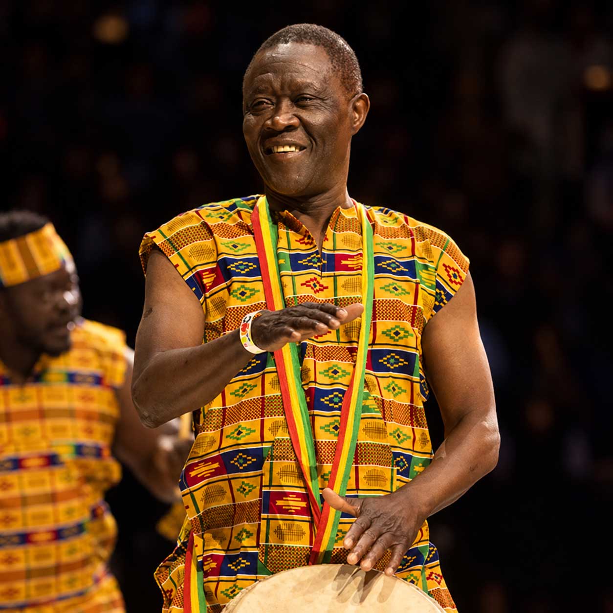 International drum and dance performance